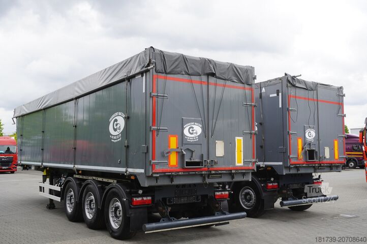 самоскид GRAS GS tipper / 52 m3 semi-trailer! / 2023 /