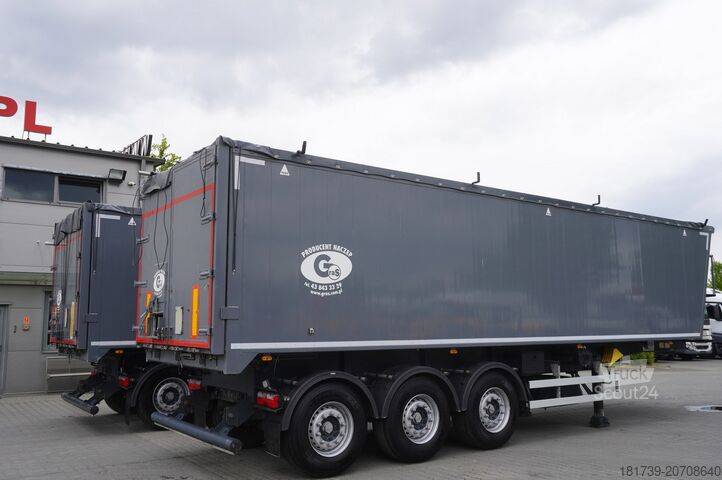 самоскид GRAS GS tipper / 52 m3 semi-trailer! / 2023 /