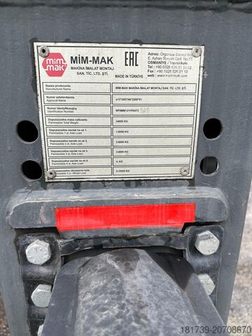 Naczepa do gazu MIMMAK Gas Semi-trailer MM 34.0t MM312