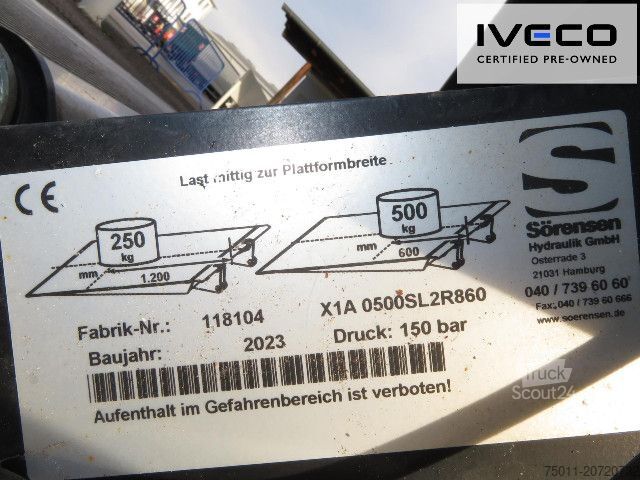 Skříňová dodávka IVECO Daily 35C16 Koffer/LBW Klima, Zwillingsreifen