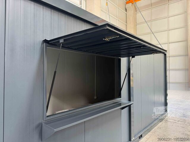 Живий контейнер Cafe Container / Bürocontainer / Baucontainer Modell IMBISS