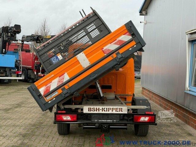 Trevägs tippbil Ford Transit 350L 4x4 DoKa 6Sitzer 3 Seitenkipper AHK