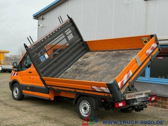Trevägs tippbil Ford Transit 350L 4x4 DoKa 6Sitzer 3 Seitenkipper AHK