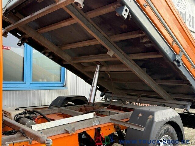 Trevägs tippbil Ford Transit 350L 4x4 DoKa 6Sitzer 3 Seitenkipper AHK