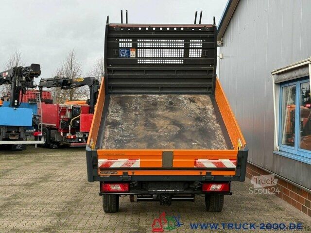 Trevägs tippbil Ford Transit 350L 4x4 DoKa 6Sitzer 3 Seitenkipper AHK