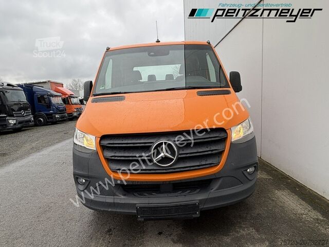 Transporter mit Doppelkabine Mercedes-Benz Sprinter 314 CDI Doka Pritsche, Klima, Standh., AHK 2,8 t.