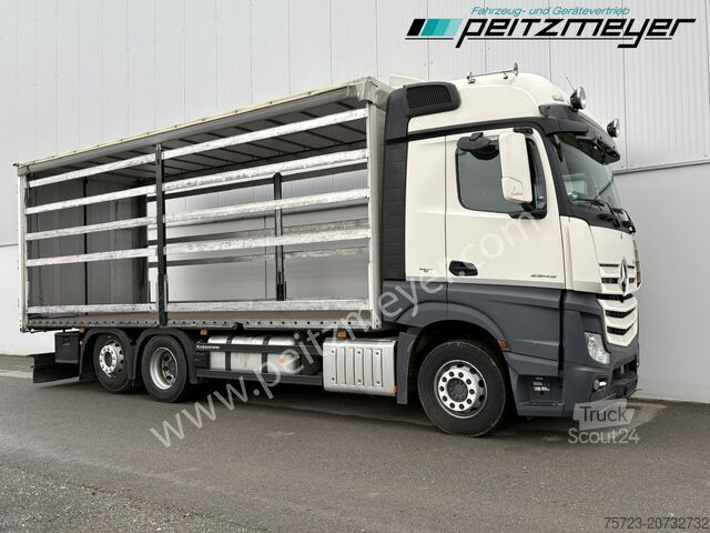 LKW mit Pritsche & Plane Mercedes-Benz Actros 2545 LL Pritsche, Klima, Standklima, PPC, EU 6