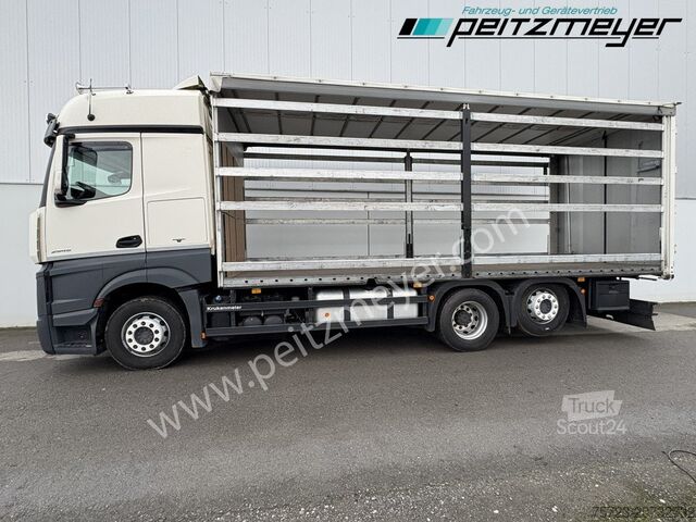 LKW mit Pritsche & Plane Mercedes-Benz Actros 2545 LL Pritsche, Klima, Standklima, PPC, EU 6