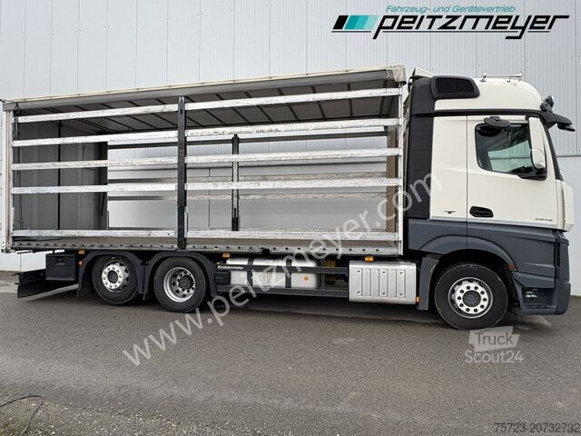 LKW mit Pritsche & Plane Mercedes-Benz Actros 2545 LL Pritsche, Klima, Standklima, PPC, EU 6