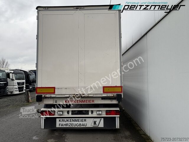 Open aanhangwagen met zeil Krukenmeier PRITSCHENANHÄNGER 18 T. mit Durchlade