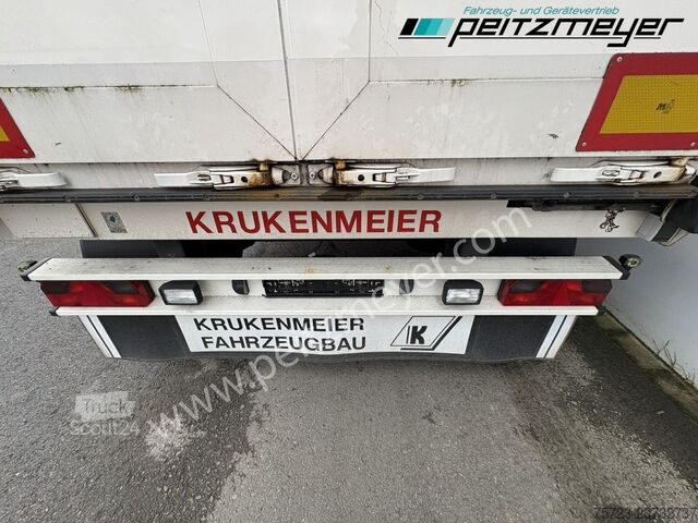 Open aanhangwagen met zeil Krukenmeier PRITSCHENANHÄNGER 18 T. mit Durchlade