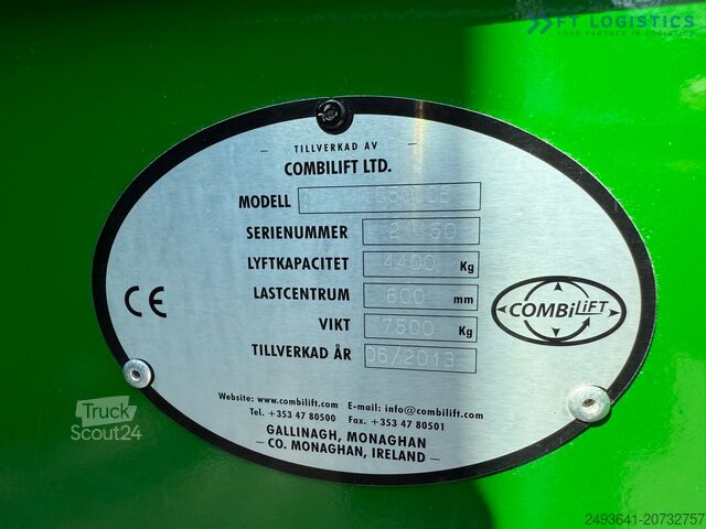 Four-way forklift Combilift C5000E / TRIPLEX 8300MM WIDE POSITIONER