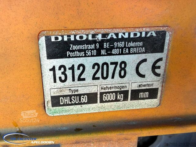 Presenninger, der kan skubbes FLOOR FLO 12 27 6000 kg Laadklep! BPW