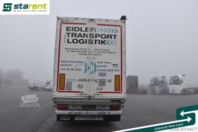 Naczepa z ruchomą podłogą KNAPEN 10mm 92m³ BPW-Achsen Funk. Verzinkt Liftachse