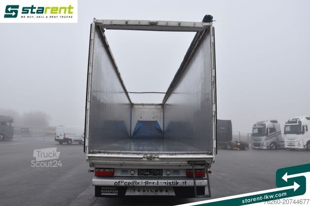 Naczepa z ruchomą podłogą KNAPEN 10mm 92m³ BPW-Achsen Funk. Verzinkt Liftachse