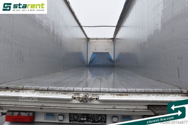 Naczepa z ruchomą podłogą KNAPEN 10mm 92m³ BPW-Achsen Funk. Verzinkt Liftachse