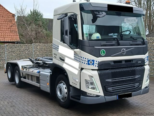 Контейнеровоз з гачком (рол-офф) VOLVO FM420 6x4 Abroller Meiller RS21.65 AHK Lift