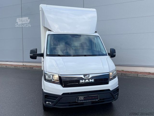 Vrachtwagen met bakwagen MAN TGE 3.160 Fahrgestell Einzelkabine Koffer NAVI