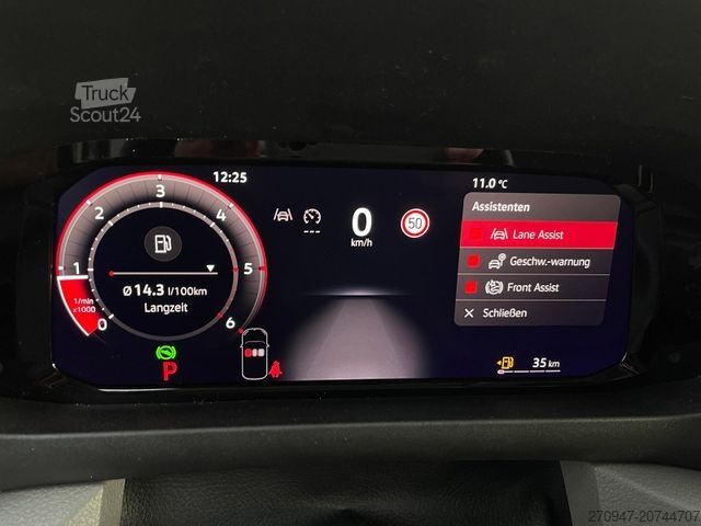 Vrachtwagen met bakwagen MAN TGE 3.160 Fahrgestell Einzelkabine Koffer NAVI