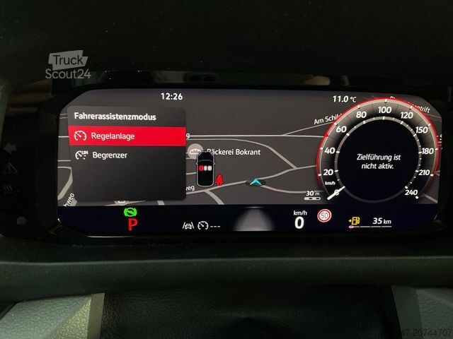 Vrachtwagen met bakwagen MAN TGE 3.160 Fahrgestell Einzelkabine Koffer NAVI