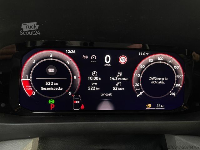 Vrachtwagen met bakwagen MAN TGE 3.160 Fahrgestell Einzelkabine Koffer NAVI