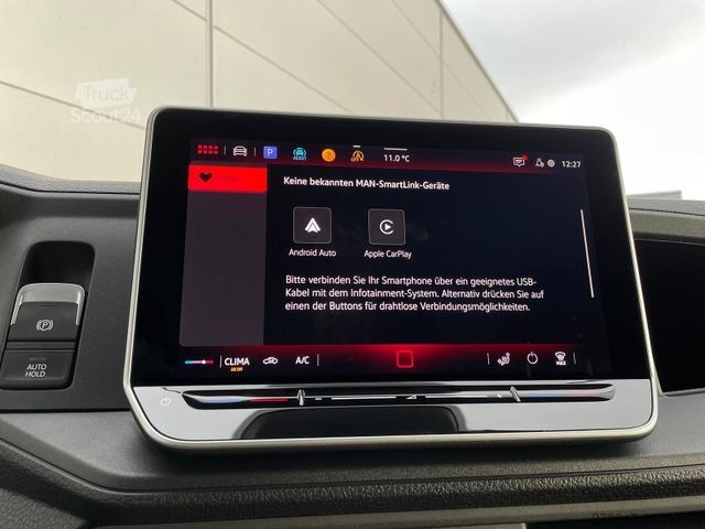 Vrachtwagen met bakwagen MAN TGE 3.160 Fahrgestell Einzelkabine Koffer NAVI