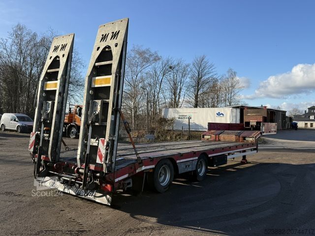 Werkplatform oplegger MÜLLER-MITTELTAL TS2 pen*Lenkachse*Seilwinde*8m*Container