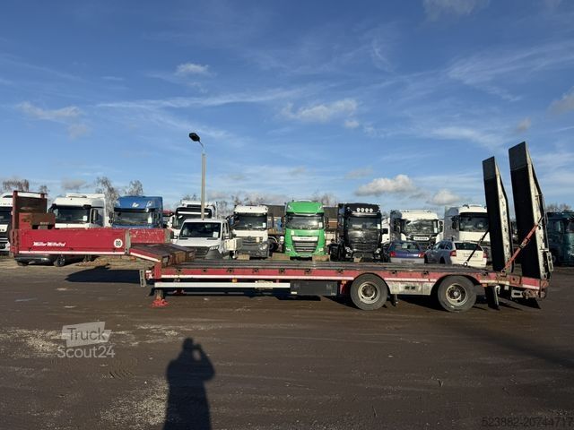 Arbetsplattform semitrailer MÜLLER-MITTELTAL TS2 pen*Lenkachse*Seilwinde*8m*Container
