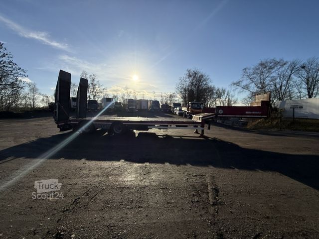 Arbetsplattform semitrailer MÜLLER-MITTELTAL TS2 pen*Lenkachse*Seilwinde*8m*Container