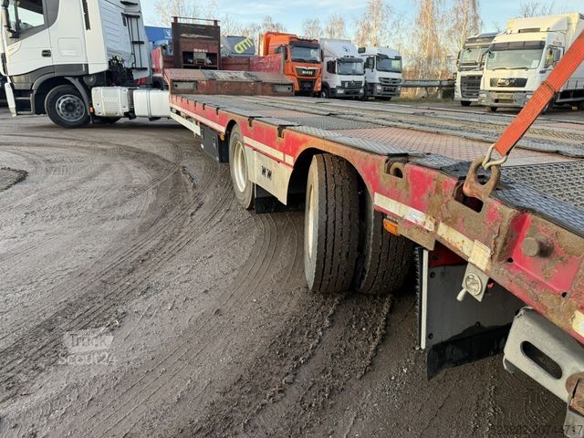 Arbetsplattform semitrailer MÜLLER-MITTELTAL TS2 pen*Lenkachse*Seilwinde*8m*Container