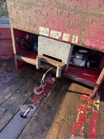 Arbetsplattform semitrailer MÜLLER-MITTELTAL TS2 pen*Lenkachse*Seilwinde*8m*Container