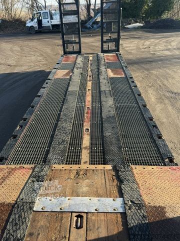 Werkplatform oplegger MÜLLER-MITTELTAL TS2 pen*Lenkachse*Seilwinde*8m*Container