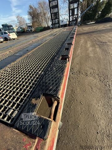 Arbetsplattform semitrailer MÜLLER-MITTELTAL TS2 pen*Lenkachse*Seilwinde*8m*Container
