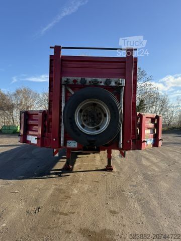 Låglastarsläpvagn MÜLLER-MITTELTAL TS2 pen*Lenkachse*Seilwinde*8m*Container