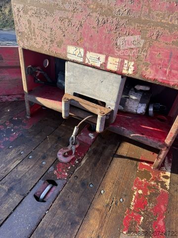 Lavt bygger sættevogn MÜLLER-MITTELTAL TS2 pen*Lenkachse*Seilwinde*8m*Container