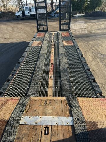 Låglastarsläpvagn MÜLLER-MITTELTAL TS2 pen*Lenkachse*Seilwinde*8m*Container