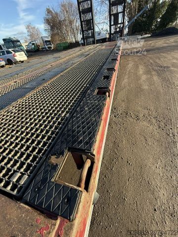 Låglastarsläpvagn MÜLLER-MITTELTAL TS2 pen*Lenkachse*Seilwinde*8m*Container