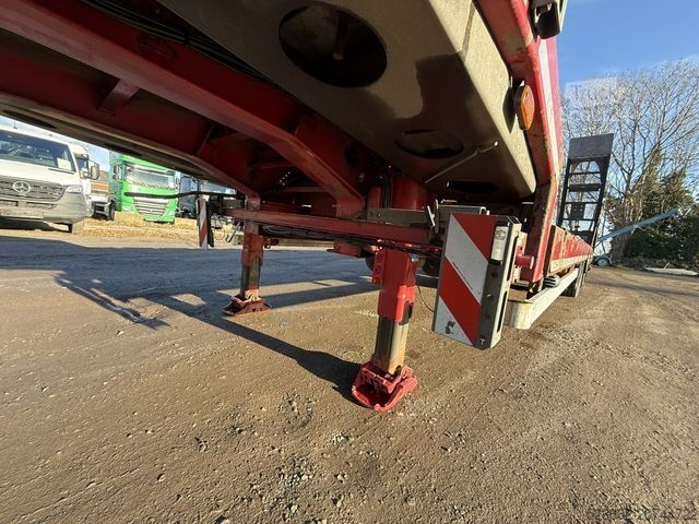 Lavt bygger sættevogn MÜLLER-MITTELTAL TS2 pen*Lenkachse*Seilwinde*8m*Container