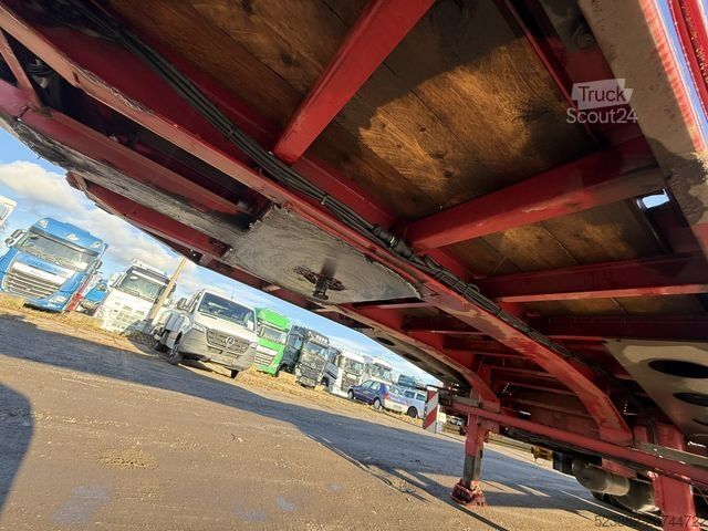 Låglastarsläpvagn MÜLLER-MITTELTAL TS2 pen*Lenkachse*Seilwinde*8m*Container