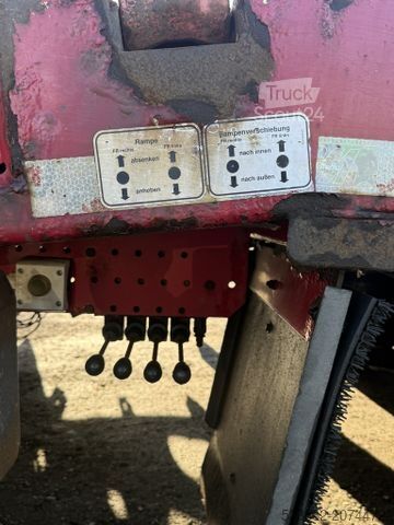 Lavt bygger sættevogn MÜLLER-MITTELTAL TS2 pen*Lenkachse*Seilwinde*8m*Container
