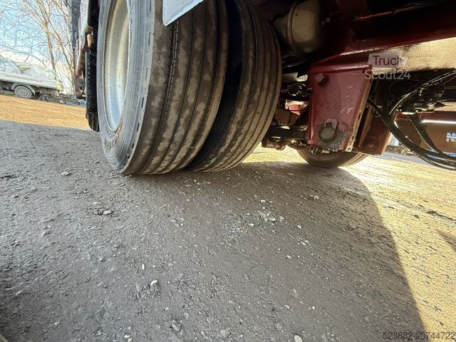 Lavt bygger sættevogn MÜLLER-MITTELTAL TS2 pen*Lenkachse*Seilwinde*8m*Container