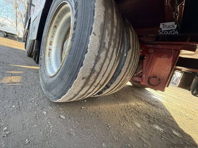 Lavt bygger sættevogn MÜLLER-MITTELTAL TS2 pen*Lenkachse*Seilwinde*8m*Container