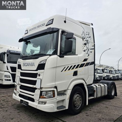 Standard trækkerunit SCANIA R 450, Retarder, Standklima, 2 Tanks,1. Hand TÜV