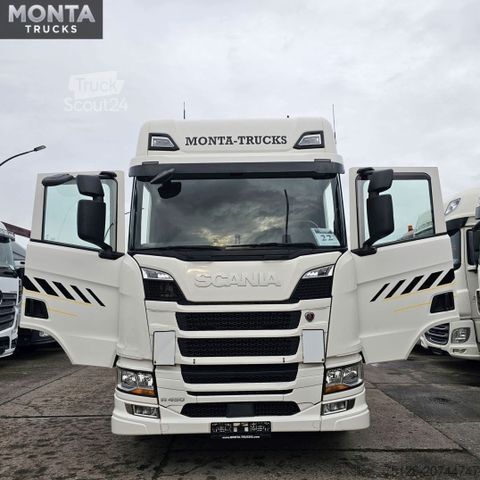 Стандартен влекач SCANIA R 450, Retarder, Standklima, 2 Tanks,1. Hand TÜV