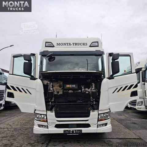 Standard dragbil SCANIA R 450, Retarder, Standklima, 2 Tanks,1. Hand TÜV