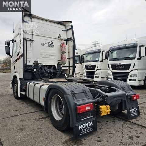 Standard dragbil SCANIA R 450, Retarder, Standklima, 2 Tanks,1. Hand TÜV