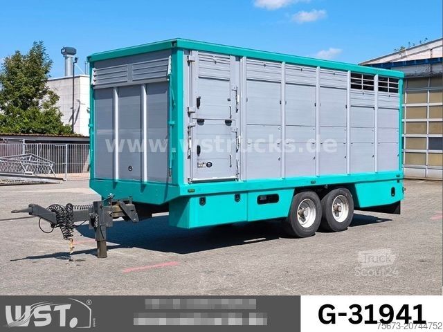 Ремарке за превоз на коне MENKE-JANZEN Tandem Einstock Top Zustand