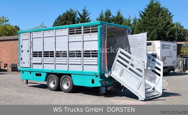 Ремарке за превоз на коне MENKE-JANZEN Tandem Einstock Top Zustand