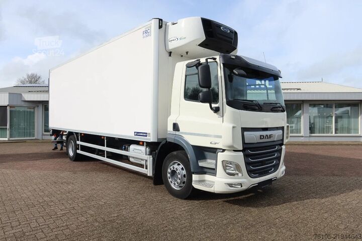 Gekoeld/bevroren transport DAF CF 320 Bak + Dhollandia 2000kg klep, Carrier Si...