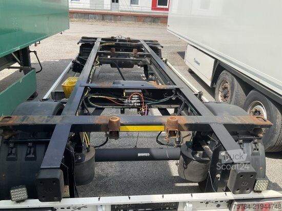 Výmenový podvozkový príves KRONE ANHäNGER LAFETTE AZW 18ELB9  STANDARD DREHSCHEMEL, MIETKAUF MGL.